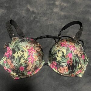 Floral Print Women's Bra